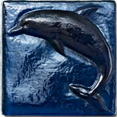 Sapphire Iridescent Dolphin